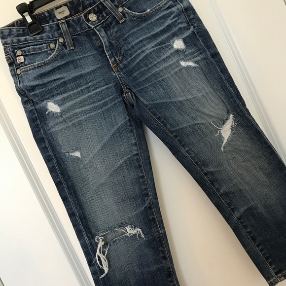 ADRIANO GOLDSCHMEID, MAIDEN CAPRI JEANS, SIZE 24. - Picture 2 of 4